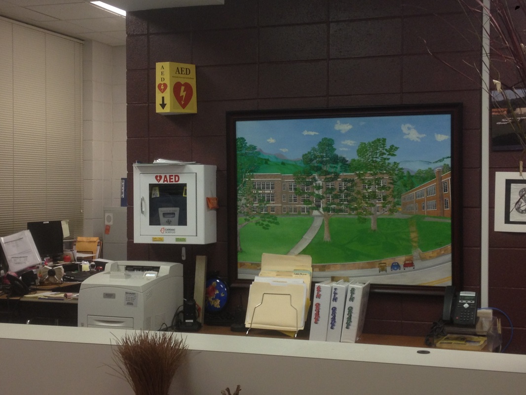 Swain Middle School office area